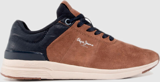 Pepe Jeans London Sapatilha Homem Jayker Street Pepe Jeans Castanho