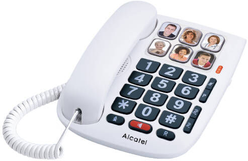 Alcatel Telefone C/Fio  Alcatel Tmax  10 Teclas Grandes