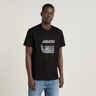 G-Star RAW Stitch Burger T-Shirt Black Men XL