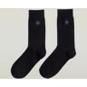 G-Star RAW Burger Sock 2-Pack Dark blue Men 39-42