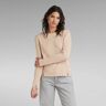 G-Star RAW Ribbed Jumper Pink Women L