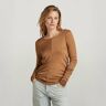 G-Star RAW Gathered Slim Top Brown Women XXS