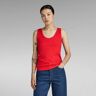 G-Star RAW Front Seam Tank Top Red Women XL