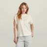 G-Star RAW Adjustable Sleeve Loose Top Beige Women XS