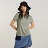 G-Star RAW Front Seam Top Grey Women M