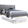 Comfy-Dlc Pack Cama Ilo 160x200cm (cinzento Claro) + Colchão New Palacio - Homycasa