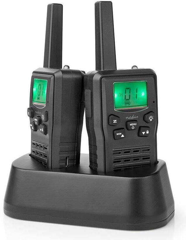 Nedis Intercomunicadores Walkie Talkies 10km Vox (8 Canais) C/ Base De Carregamento - Nedis