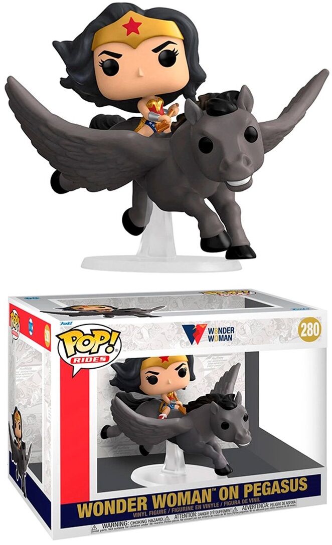 Funko Figura Pop! Wonder Woman On Pegasus Wonder Woman 80th - Funko