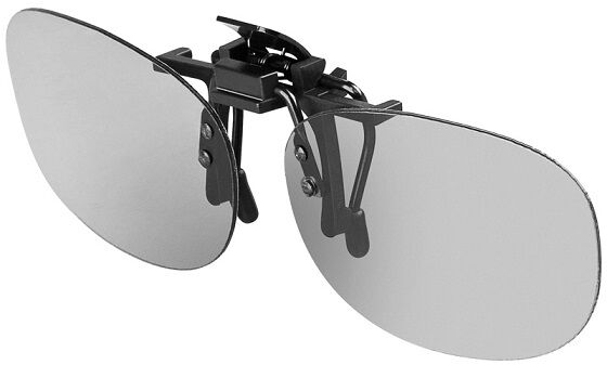 Goobay Lentes 3d C/ Clip Para Óculos Convencionais P/ Uso Em Tvs 3d