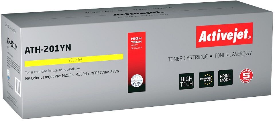 Activejet Toner Ath-201yn Compatível Hp (amarelo) - Activejet