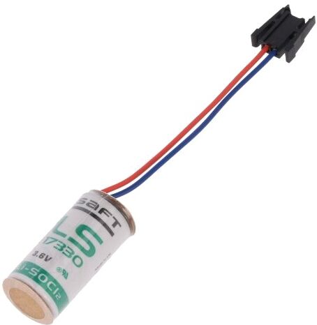 Saft Pilha Litio Li-socl2 17335 2/3a 3,6v 2100mah C/ Fios E Conector - Saft