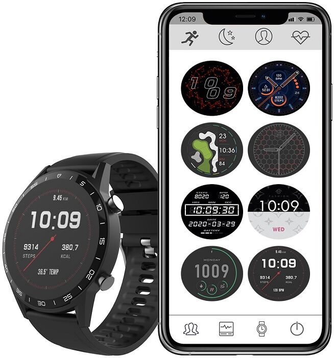 Default Smartwatch Series 6 1.3" (preto)