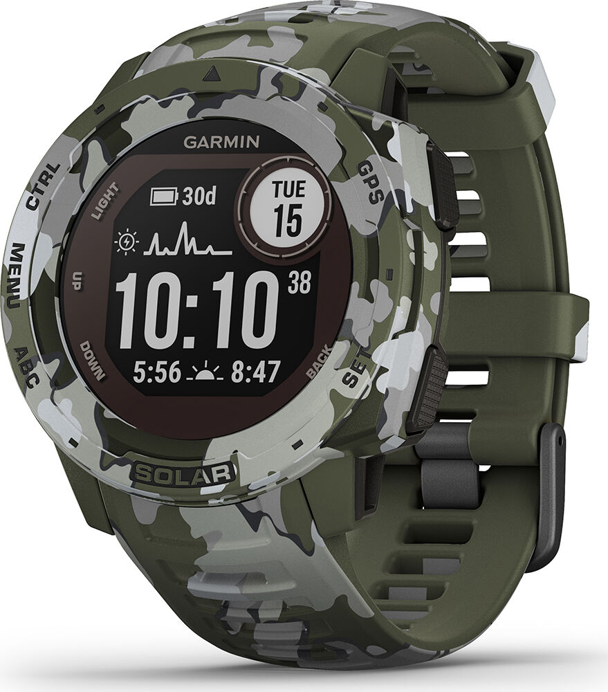 Garmin Smartwatch Instinct Solar Camo (militar) - Garmin