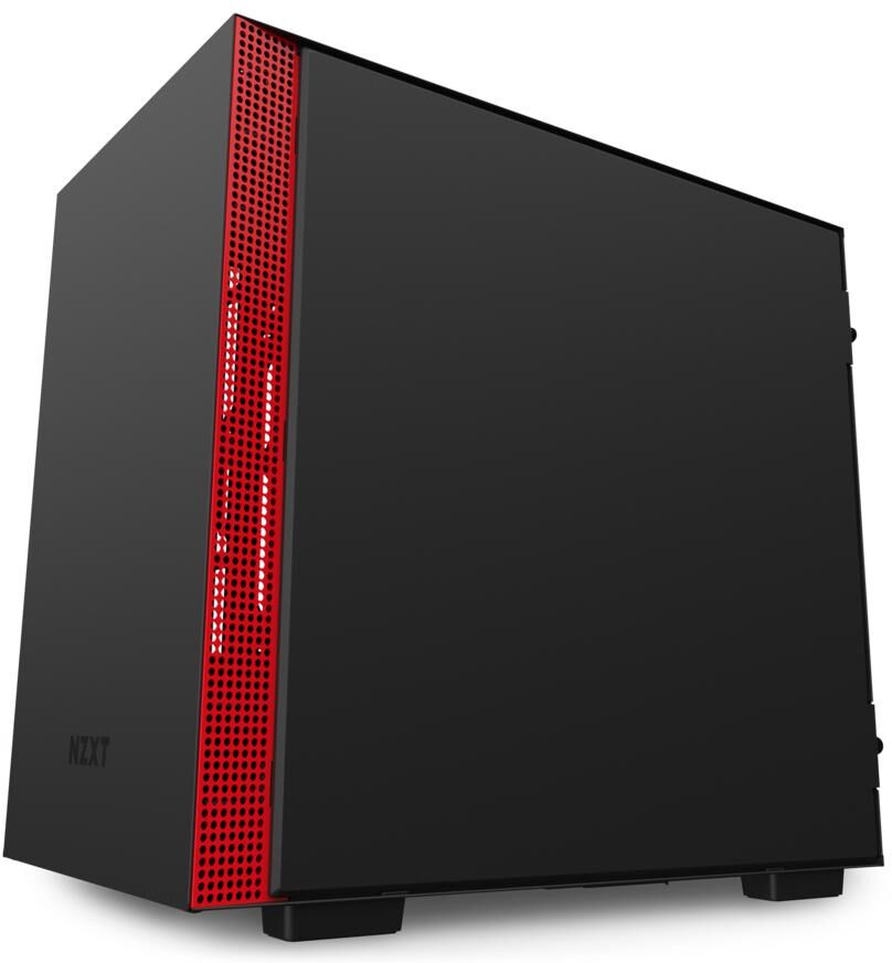 Nzxt Caixa Mini-itx H210 (preto / Vermelho) - Nzxt