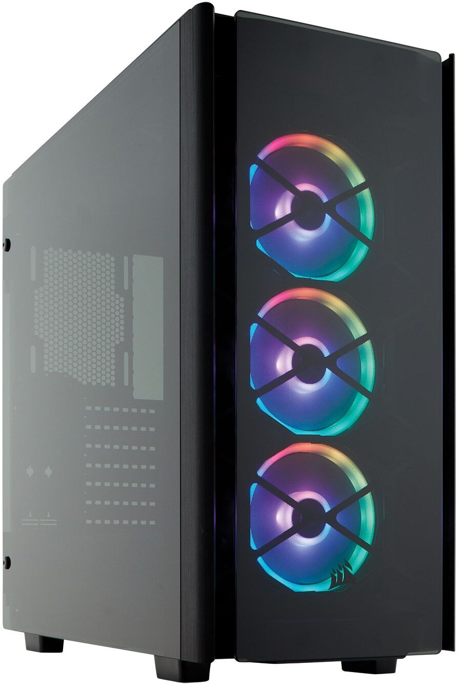 Corsair Caixa Atx Obsidian 500d Rgb Se Premium Vidro Temperado Preta - Corsair