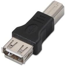 Nanocable Ficha Adaptadora Usb2.0 B Macho -> Usb2.0 A Femea - Nanocable