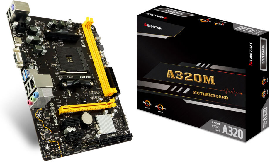 Biostar Motherboard Micro-atx A320mh Skt Am4 - Biostar