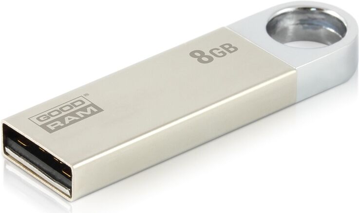 Goodram Pen Drive Usb 2.0 8gb Uun2 (prateado) - Goodram