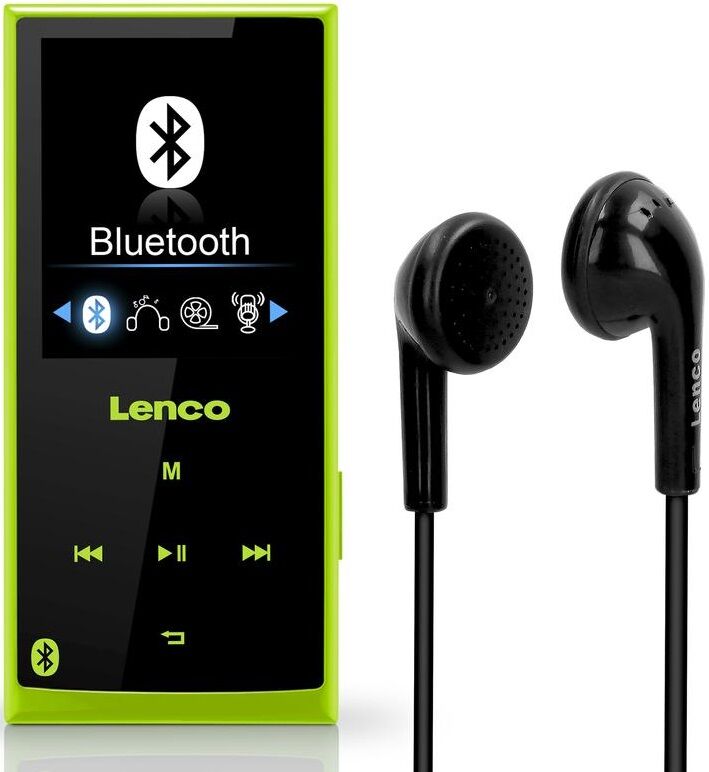 Lenco Leitor Mp4 C/ Bluetooth Xemio 760 Bt 8gb (verde) - Lenco