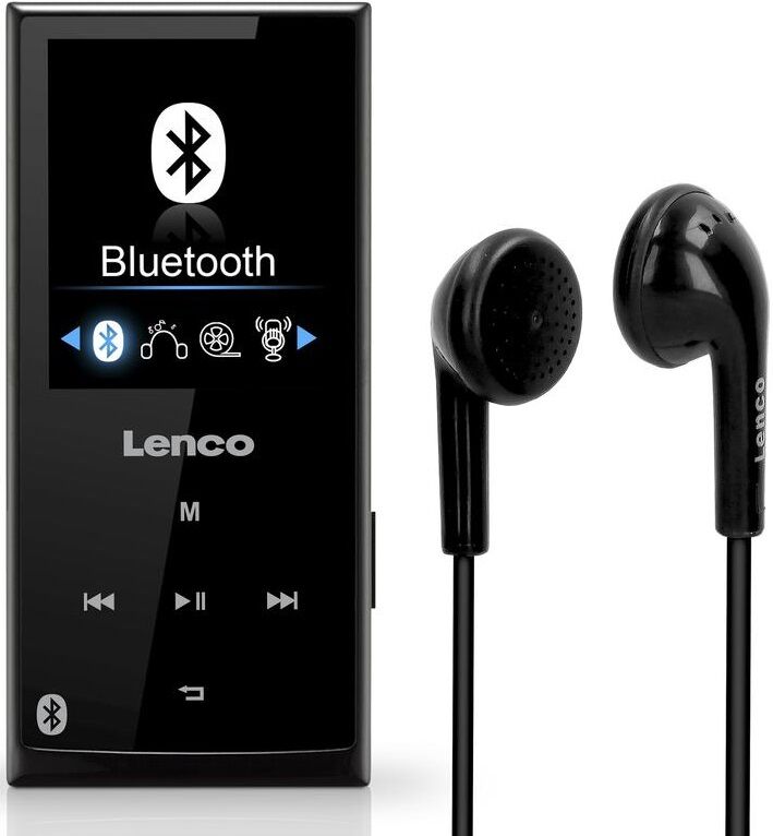 Lenco Leitor Mp4 C/ Bluetooth Xemio 760 Bt 8gb (preto) - Lenco