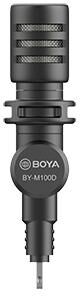 Boya Mini Microfone Condensador Ios (preto) - Boya