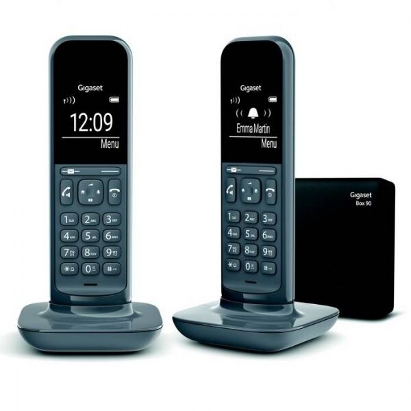 Gigaset Telefone Digital S/ Fios (rede Fixa) Cl390 Duo (cinzento) - Gigaset