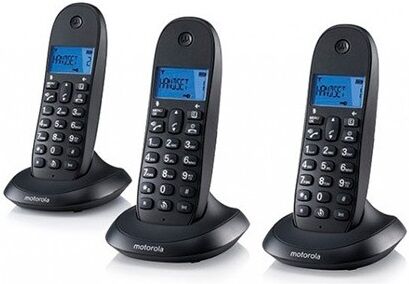 Motorola Telefone S/ Fios Digital C1003lb+ Trio (preto) - Motorola