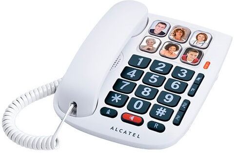 Alcatel Telefone C/ Fios Tmax 10 Teclas Grandes (branco) - Alcatel