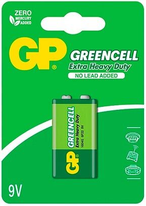 Gp Pilha Greencell 9v 6lr61 - Gp