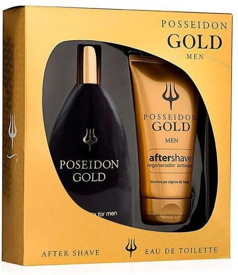 Poseidon Conjunto De Cosmética Homem Gold Posseidon (2 Pcs)