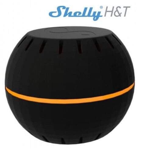 Shelly Monitor Ambiental De Temperatura E Humidade (preto) - Shelly H&t