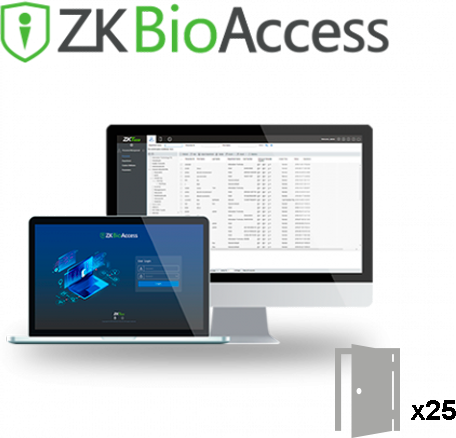 Zkteco Software P/ Controlo De Acesso Bioaccess Até 25 Portas Tcp/ip E Wifi - Zkteco