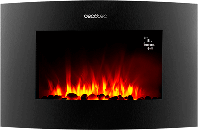 Cecotec Lareira Elétrica Ready Warm 3550 Curved Flames Connected 2000w 35" - Cecotec