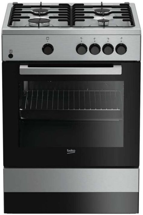 Beko Fogão A Gás C/ 4 Bocas + Forno (inox) - Beko