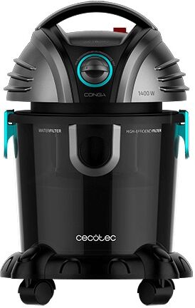 Cecotec Aspirador S/ Saco Conga Wet & Dry Totalclean 15l 1400w (preto) - Cecotec