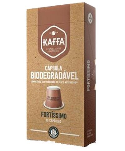 Kaffa Cápsulas Biodegradáveis De Café Fortíssimo Nespresso (10 Uni.) - Kaffa