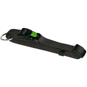 Kerbl Coleira para Cães e Gatos Ajustável (Preto - 30-45x1.5cm - Nylon - Até: 18 Kg - M - Porte Médio)