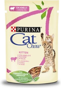 Cat Chow Ração para Gatos (85g - Húmida - Sabor: Borrego)