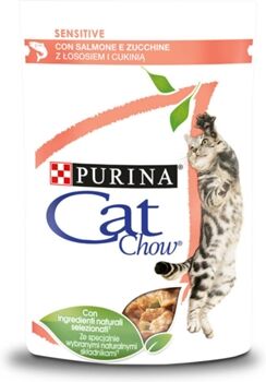 Cat Chow Ração para Gatos (85g - Húmida - Sabor: Salmão)