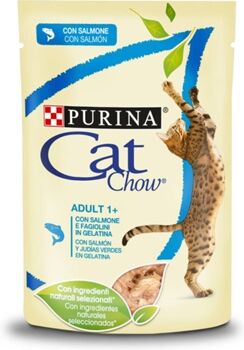 Cat Chow Ração para Gatos (85g - Húmida - Sabor: Salmão)