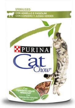 Cat Chow Ração para Gatos (85g - Húmida - Sabor: Borrego)