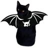 Elkuaie Vestido Engraçado Transfiguração Para Animais De Estimação De Halloween Asa De Morcego Gato Cachorro Feriado Criativo S/M/L/XL