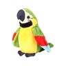 Jeiibrzui Brinquedos Para Animais Lx-Elétrico Brinquedo De Pelúcia Verde Papagaio-Versão Comércio Exterior Aprendendo A Falar