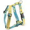 Alter Ego Arnês de Nylon para Cão de Laguna Um Olhar Digno de uma Ilha Celestial Amarelo e Azul 45 a 65 x L. 2,5