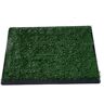 Pawhut Sanita para Cães PP e PE Verde e Preto 51x63x6 cm