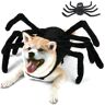 Elkuaie Fantasias De Halloween para Cão Fantasia De Aranha Para Festa De Halloween para Cão Pequenos Médios Gato Filhotes S/M/L/XL