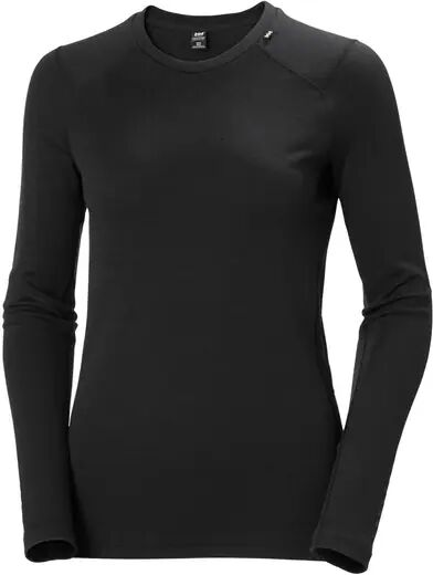 Helly Hansen Lifa Merino Camisola Interior Decote Redondo Mulher (Preto)