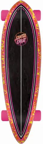 Santa Cruz Skateboards Skate Cruiser Completo Santa Cruz Classic Dot Pintail (Toxic Dot)