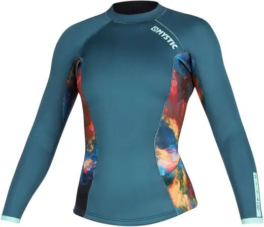 Mystic Diva 2mm Womens Neoprene Top (Verde petróleo)