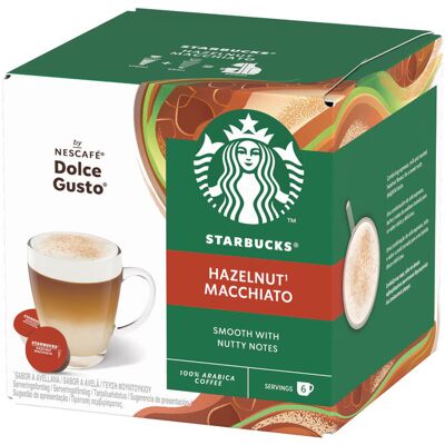 NESTLE CÁPSULAS DOLCE GUSTO STARBUCKS HAZELNUT MACCHIATO NESTLE CÁPSULAS DOLCE GUSTO STARBUCKS HAZELNUT MACCHIATO